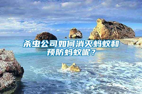 殺蟲(chóng)公司如何消滅螞蟻和預(yù)防螞蟻呢？