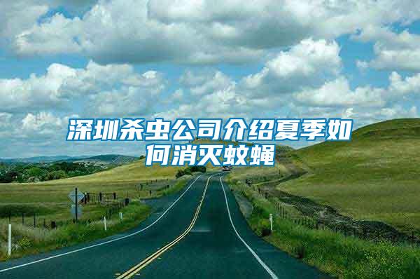 深圳殺蟲(chóng)公司介紹夏季如何消滅蚊蠅