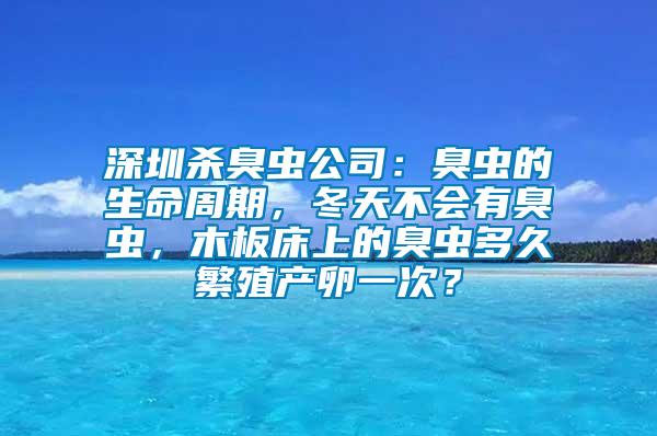 深圳殺臭蟲公司：臭蟲的生命周期，冬天不會有臭蟲，木板床上的臭蟲多久繁殖產(chǎn)卵一次？