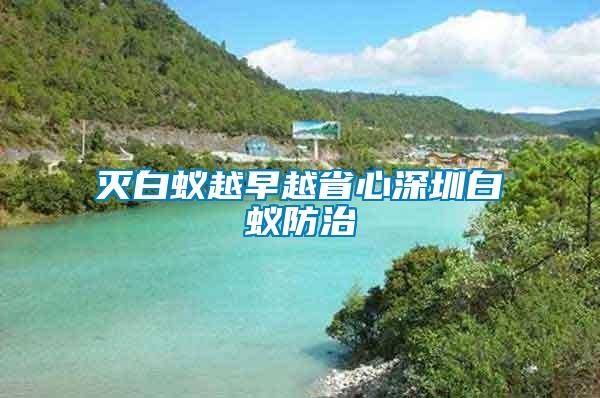 滅白蟻越早越省心深圳白蟻防治