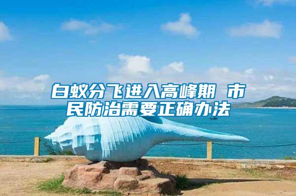 白蟻分飛進入高峰期 市民防治需要正確辦法