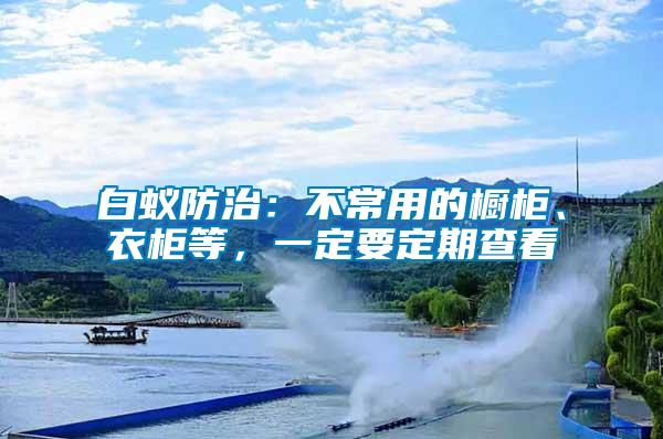 白蟻防治：不常用的櫥柜、衣柜等，一定要定期查看