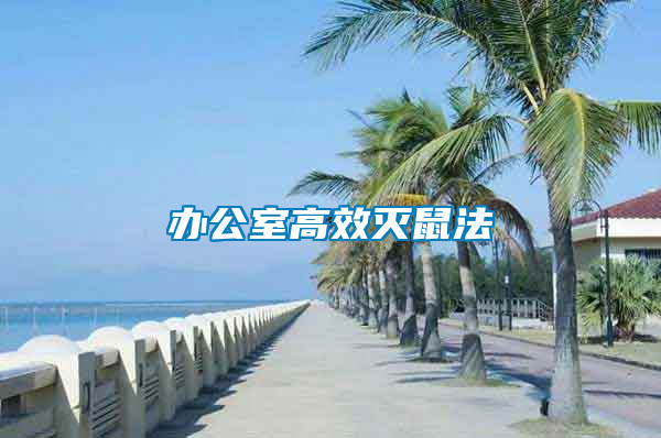 辦公室高效滅鼠法